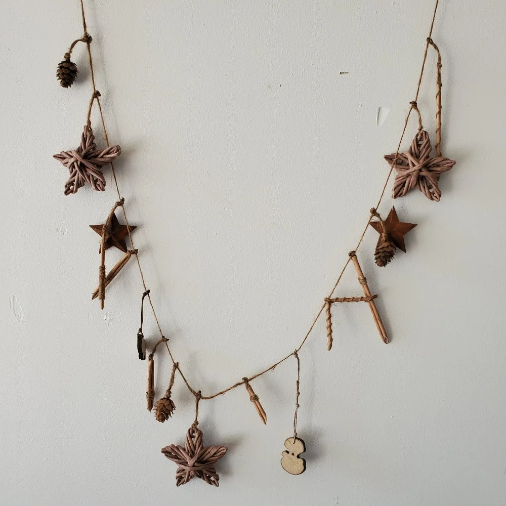 Handmade Garland | Paper | Metal | Wood